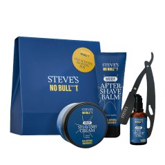 Steves Old School Shaving Box - Dárková sada pro muže na tradiční holení