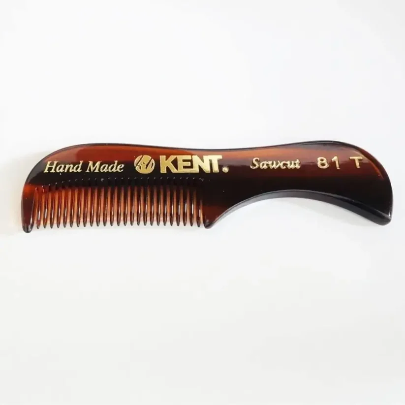 Kent Handmade Beard & Moustache Comb A81T - Malý hřeben na vousy a knír