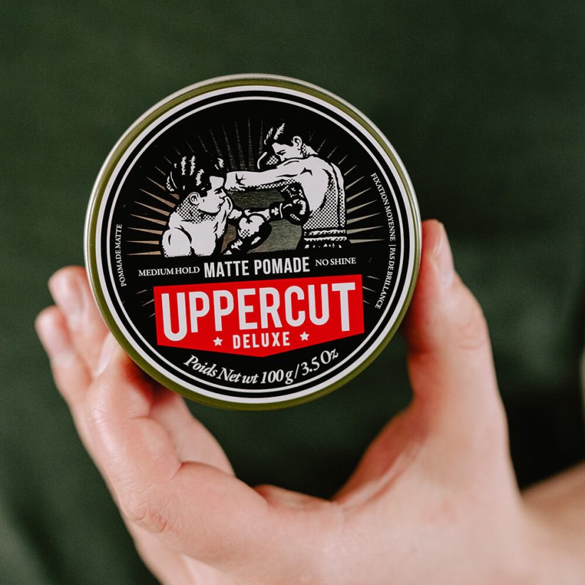 Uppercut Matte Pomade with Medium Hold 100 g - Matná pomáda na vlasy pro středně silnou fixaci účesu