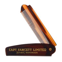 Captain Fawcett Folding Pocket Beard Comb CF.82T - Velký skládací hřeben na vousy a knír