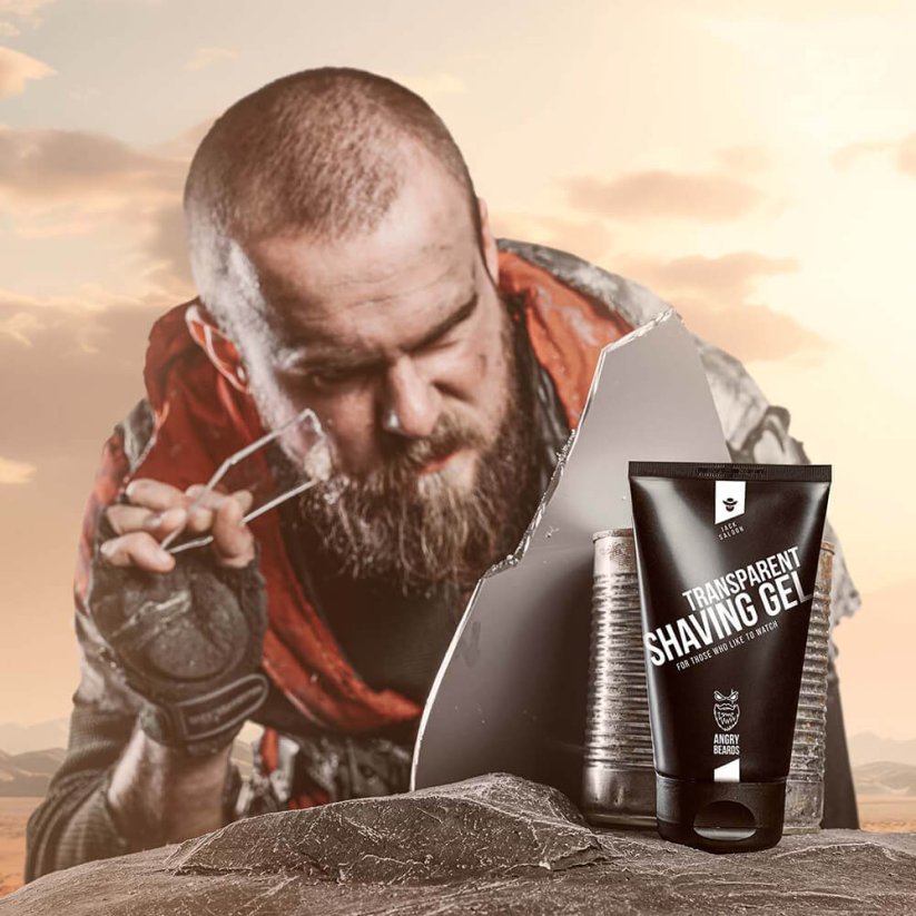 Angry Beards Čirý gel na holení Jack Saloon 150 ml