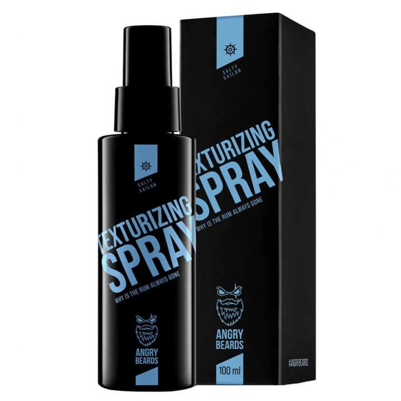 Angry Beards Texturizing Sea Salt Spray Slaný sprej na vlasy Salty Sailor 100 ml