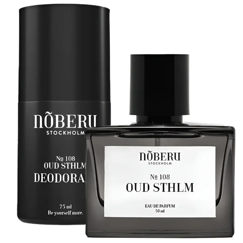 Noberu Eau de Parfume & Deodorant STHLM Oud Stockholm Set - Dárková sada parfému a deodorantu pro muže