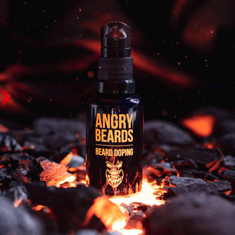 Angry Beards Starter Pack Beard Boosting Sada na posílení růstu vousů - 3 měsíční kůra