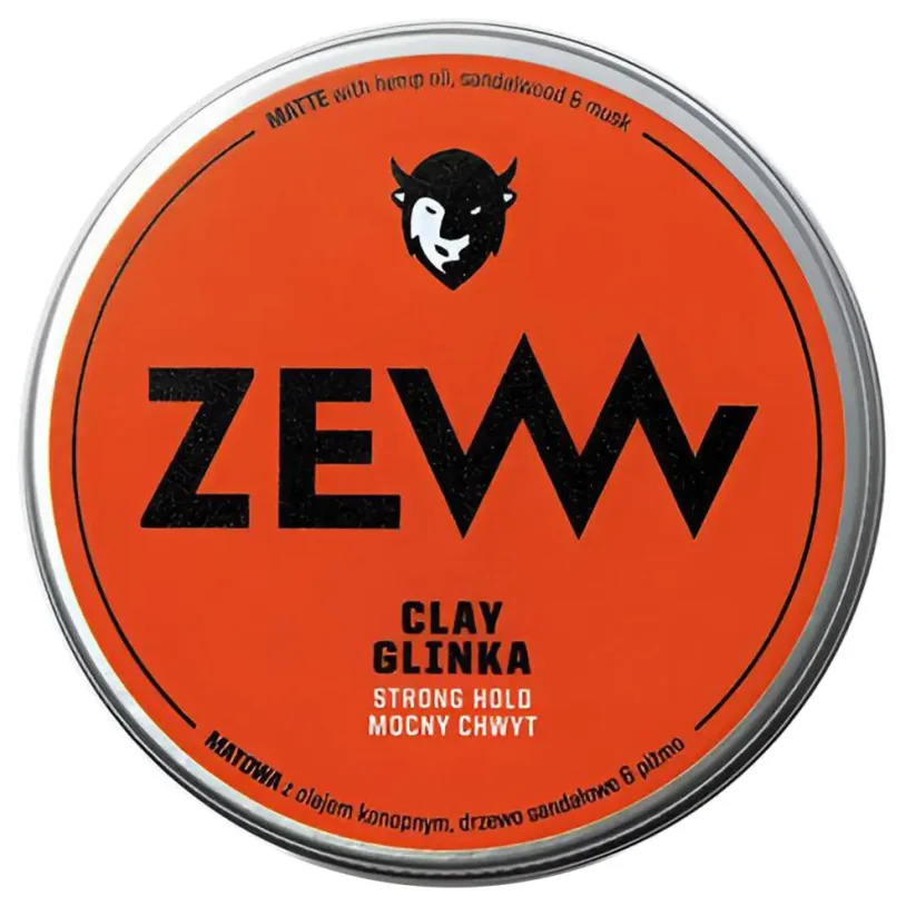 Zew for men Hemp Strong Hold Clay Matná hlína na vlasy 100 ml